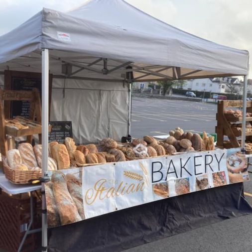 The stand is open for business