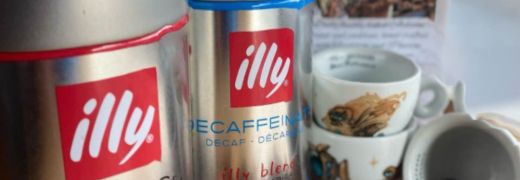 Illy coffee freshly served